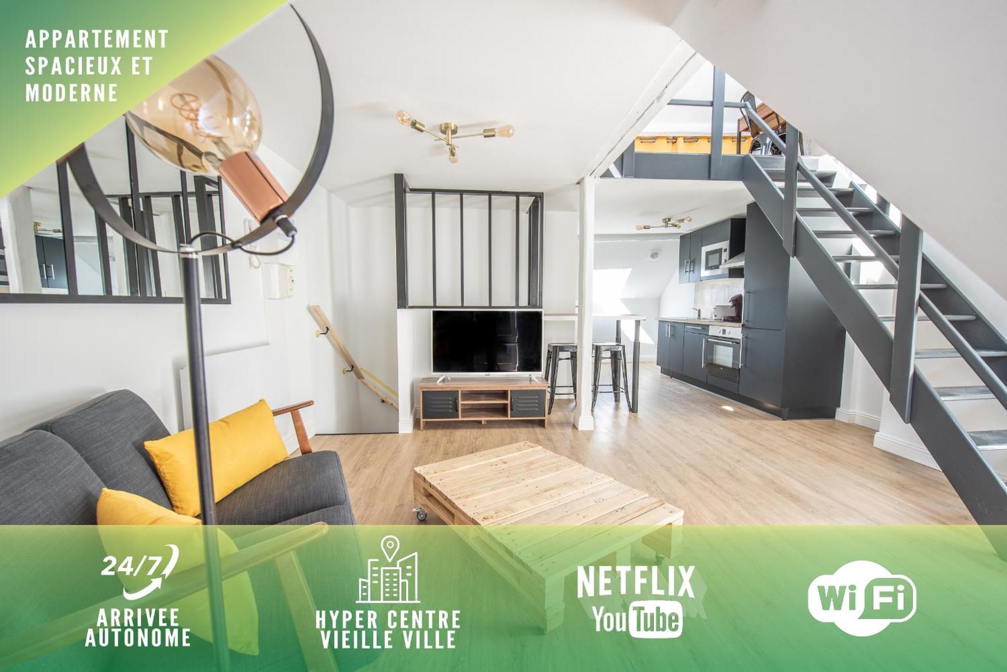 Au Nouveau Boulonnais - 4 Appartements Charmants Pour Couples, Familles Et Groupe D'Amis, Vieille Ville Et Centre Ville De Boulogne Sur Mer ภายนอก รูปภาพ