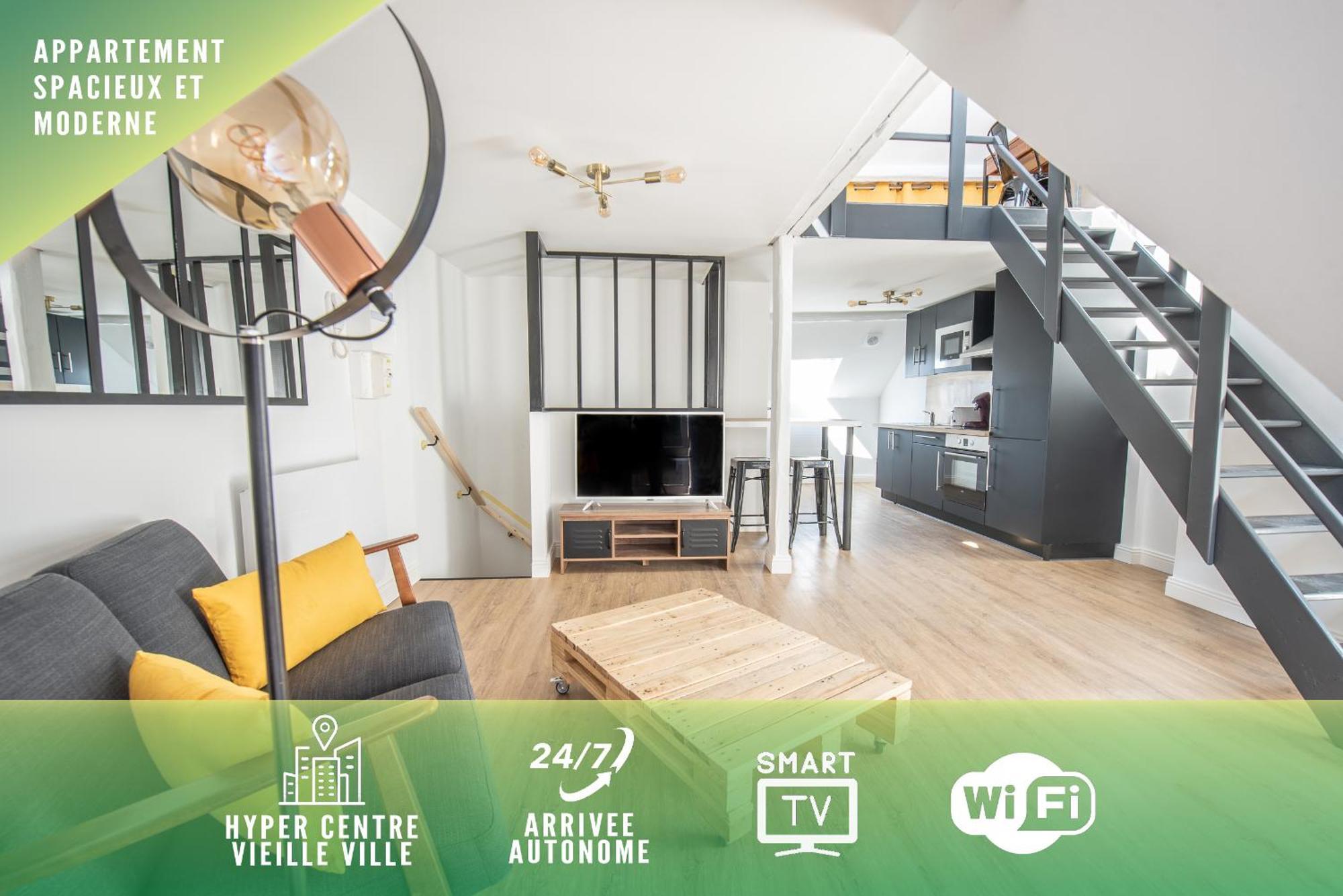 Au Nouveau Boulonnais - 4 Appartements Charmants Pour Couples, Familles Et Groupe D'Amis, Vieille Ville Et Centre Ville De Boulogne Sur Mer ภายนอก รูปภาพ
